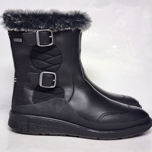 Merrell Tremblant Ezra J95308 Black Faux Fur Boots Women’s Size 8